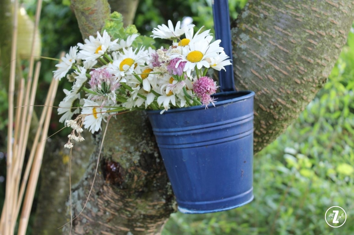 doniczki metalowe, doniczka z metalu